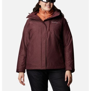 Columbia Whirlibird IV Interchange Plus Size, Chamarras Vino Para Mujer | 973216-SGK